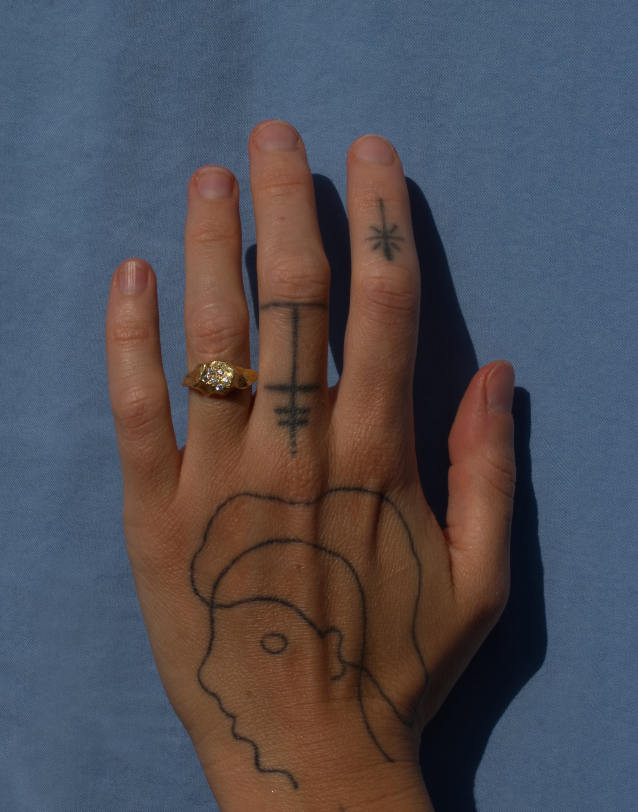 【美品】poda gold ring 17号 水晶 silver925 KEREM RING – OATES PILZ