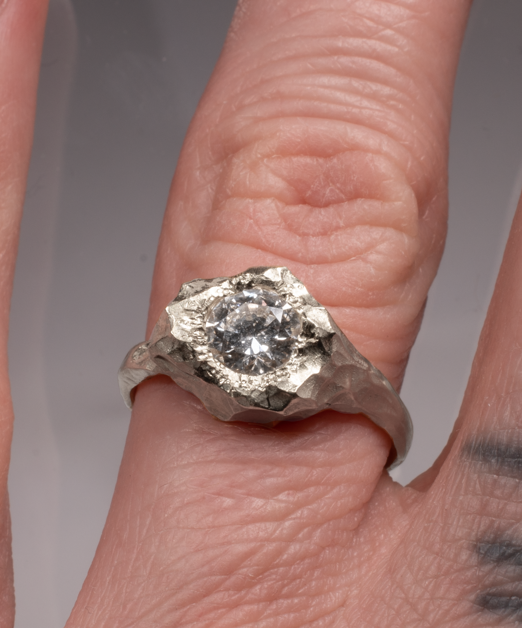 Cometa ring silver