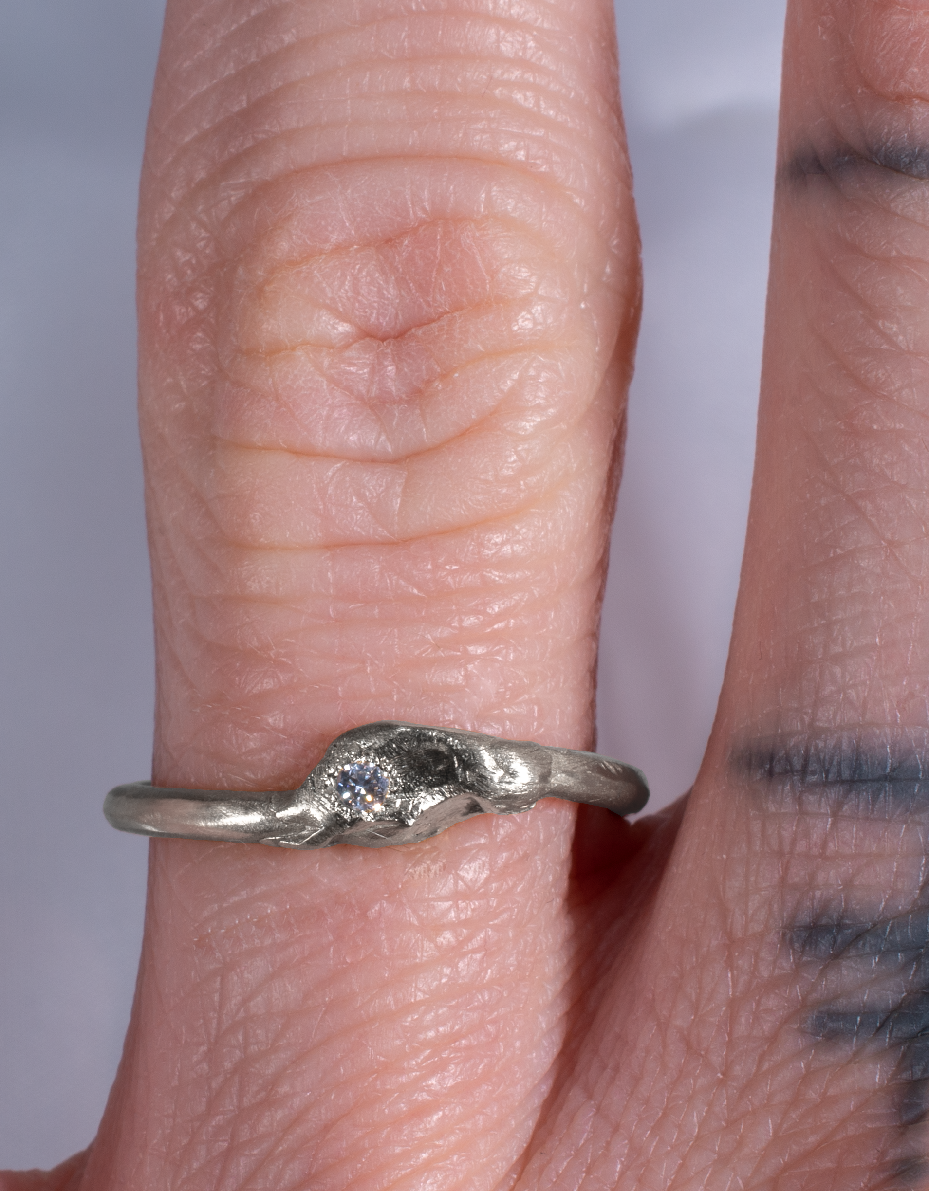 Small Lev ring silver – OATES PILZ